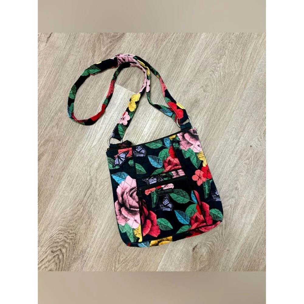 Vera Bradley Hipster Crossbody Havana Rose J3
